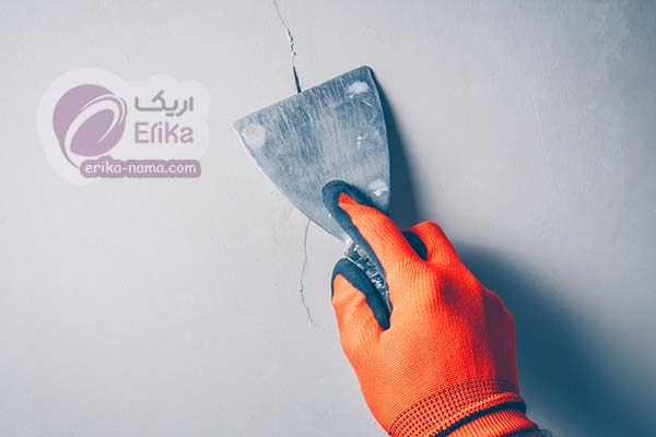 رفع ترک دیوار ساختمان erika-nama