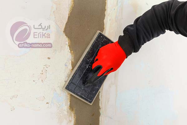 علت ترک رنگ دیوار و روش جلوگیری یا ترمیم erika-nama.com