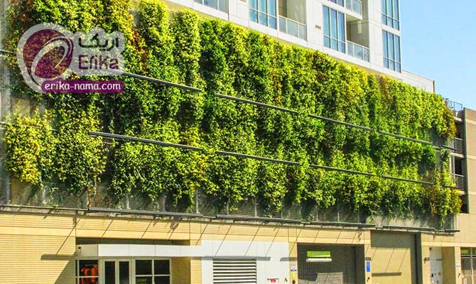 طراحی نما مدرن erika-nama green facade