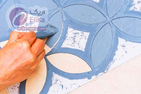 طرح یا رنگ جدید روی کاشی