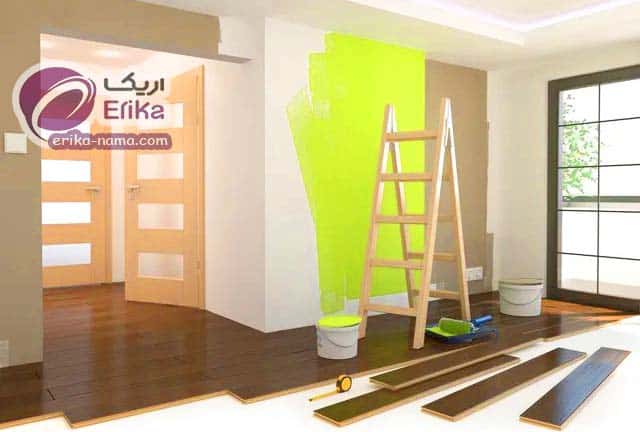 نمای داخلی با رنگ تنفس پذیر - اریکانما