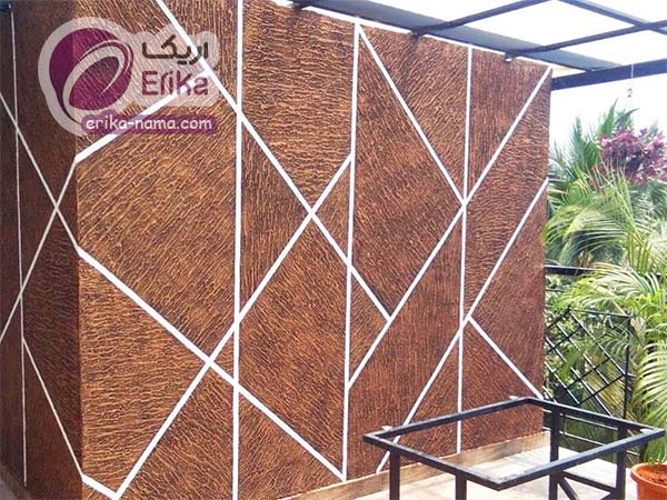 بافت سنگدانه طبیعی در نمای ساختمان