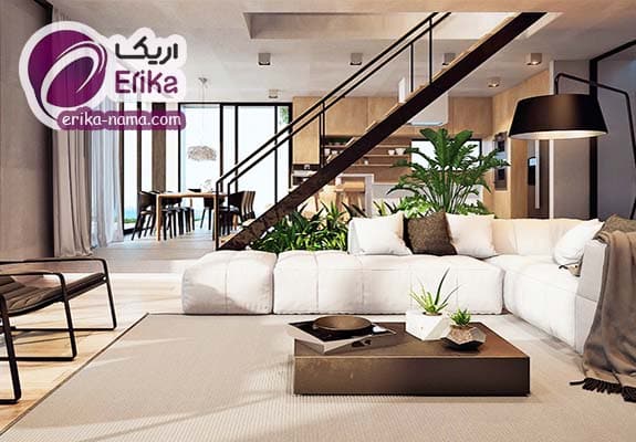 اتاق پذیرایی ویلایی