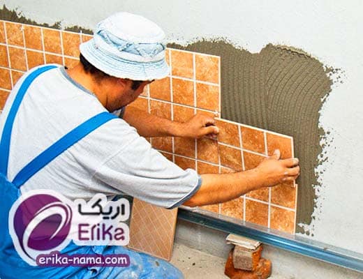 اجرای نمای کاشی روی بلوک هبلکس