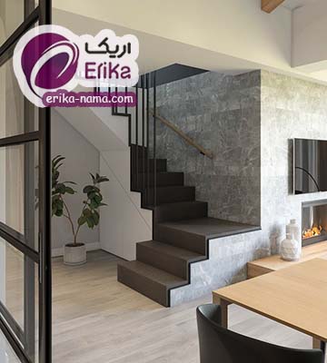 دیوار راه پله مدرن