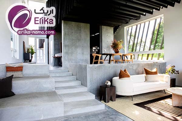 نمای بتنی مینیمال