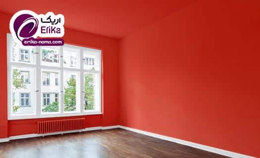 رنگ ساختمان دیوارهای داخلی