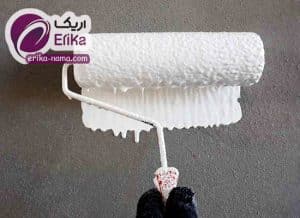 اجرای رنگ داخل ساختمان در نمای خانه جدید