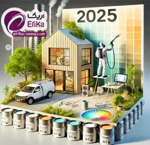 جدیدترین رنگ های نما در صنعت و ساختمان  2025