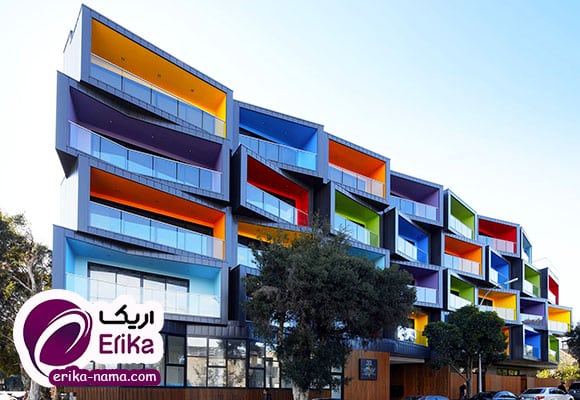 طراحی حرفه ای رنگ و نمای ساختمان - اریکانما