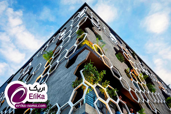 نمای حرفه ای ساختمان