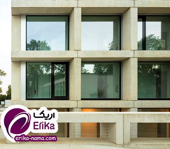 concrete facade