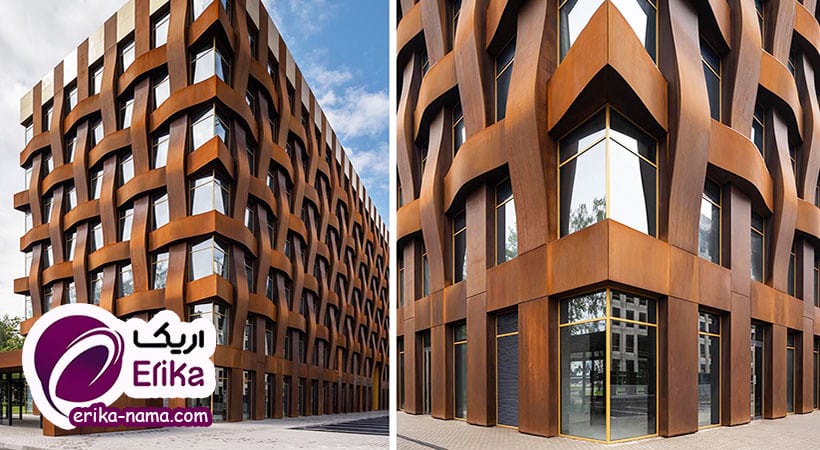 corten steel facade