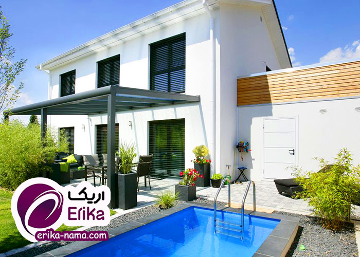 نمای بیرونی متریال سنگدانه