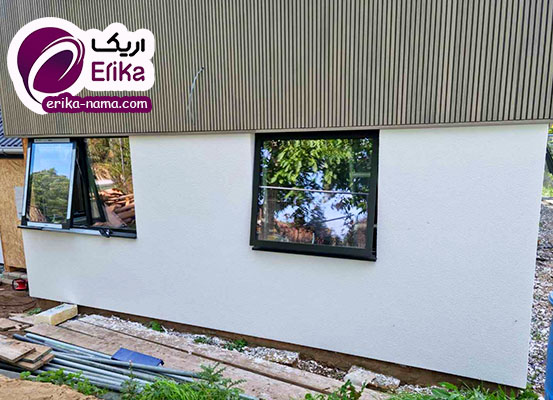 نمای تک لایه دیوار