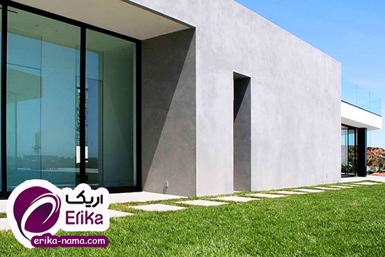 اجرای میکروسمنت برای نمای سوله