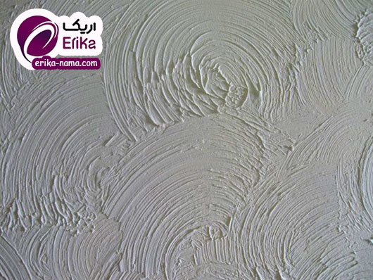 بافت چرخشی روی دیوار