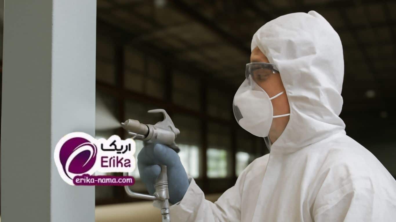 فرآیند اعمال رنگ نسوز صنعتی