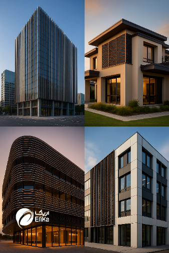 نمای لوور آلومینیومی