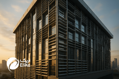 نمای لوور آلومینیومی