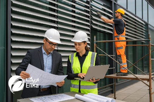 نمای لوور آلومینیومی