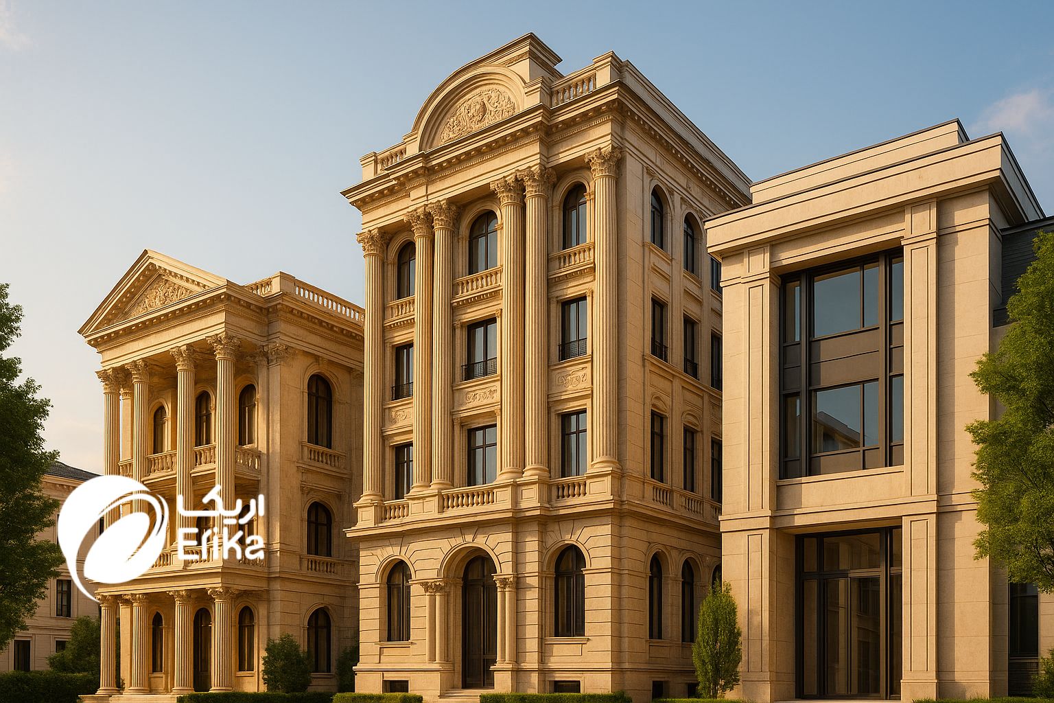 هزینه نمای کلاسیک رومی