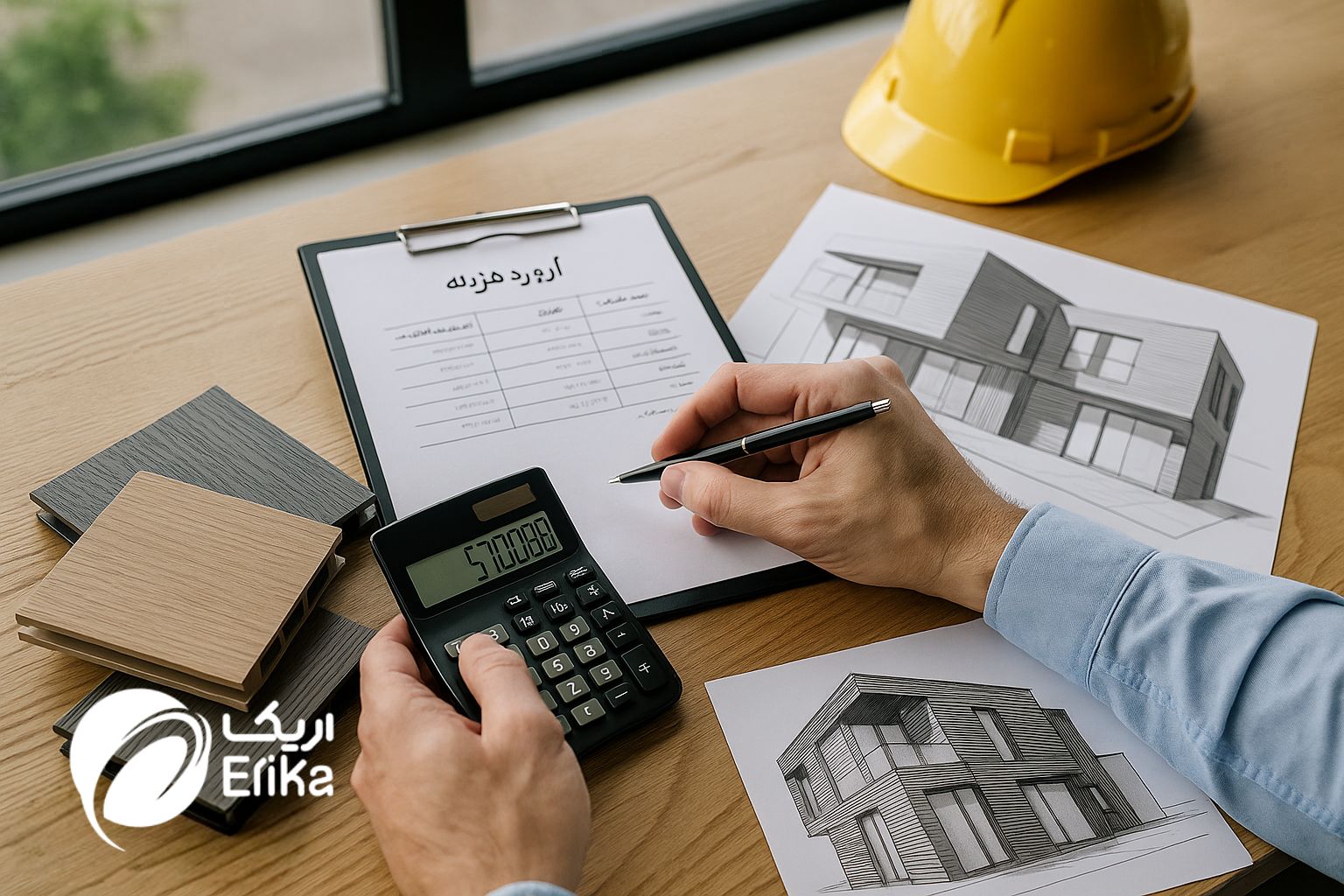 محاسبه نمای چپ پلاست