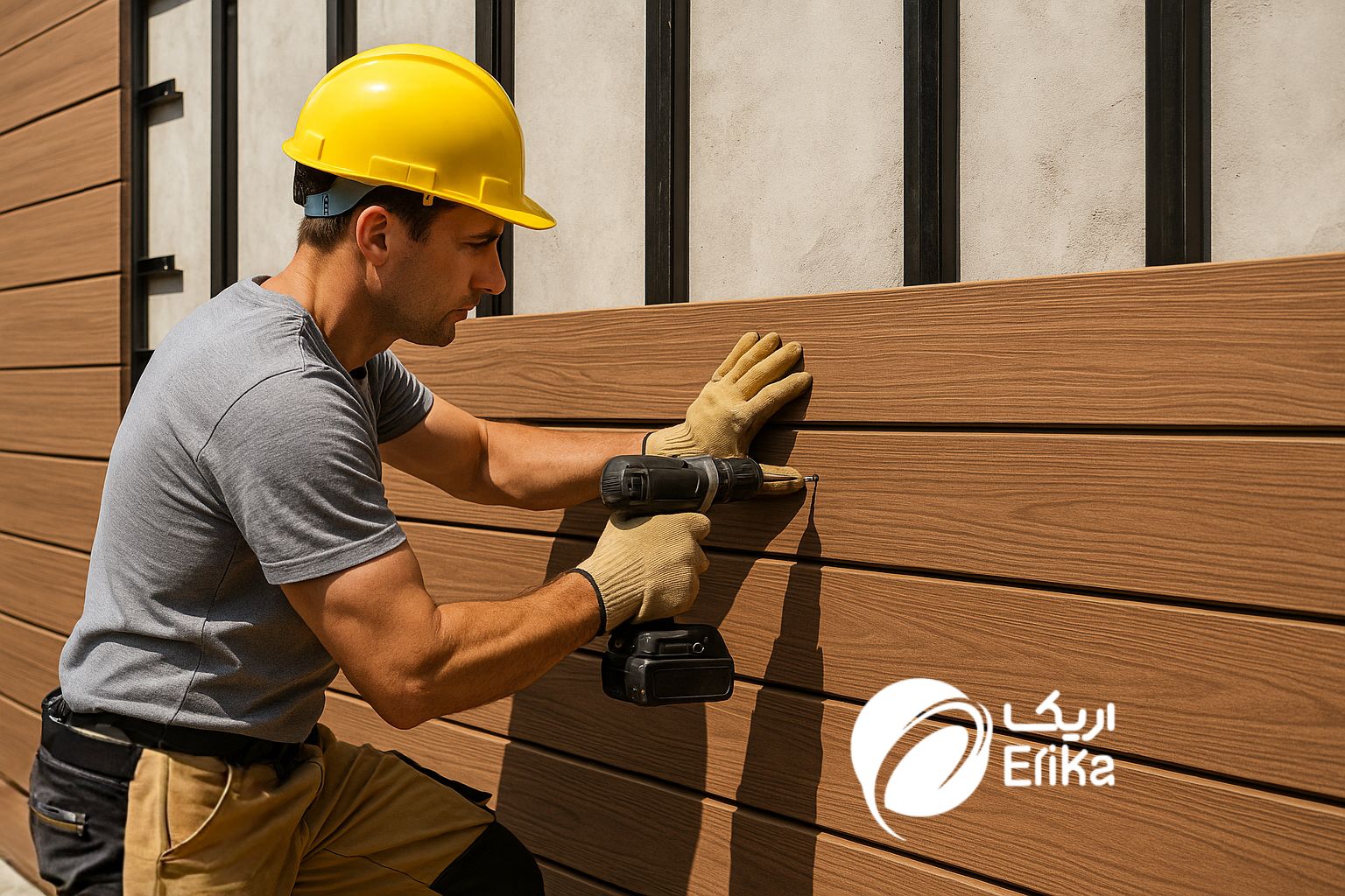 نحوه اجرای نمای چوب پلاست