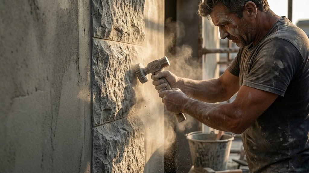 نمای چکشی و کلنگی