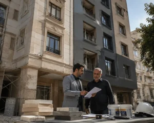 قیمت سنگ نما؛ راهنمای کامل هزینه واقعی و جایگزین اقتصادی برای نمای ساختمان