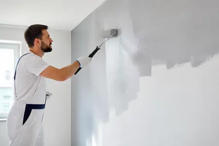 تکنیک صحیح رنگ‌آمیزی دیوار با رنگ اکریلیک و غلتک