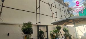 پروژه کلینیک تی ران با پوشش جامبو تکسچر و رنگ پلی اورتان